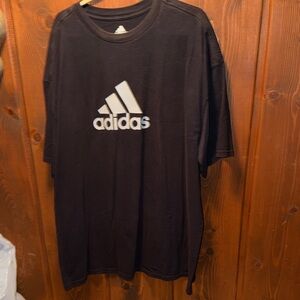 Adidas Black and White Logo Tee